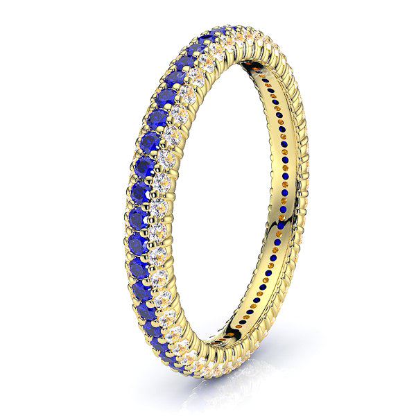 Yellow Diamond and Blue Sapphire