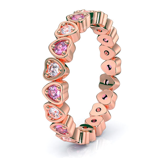 Rose Diamond and Pink Sapphire