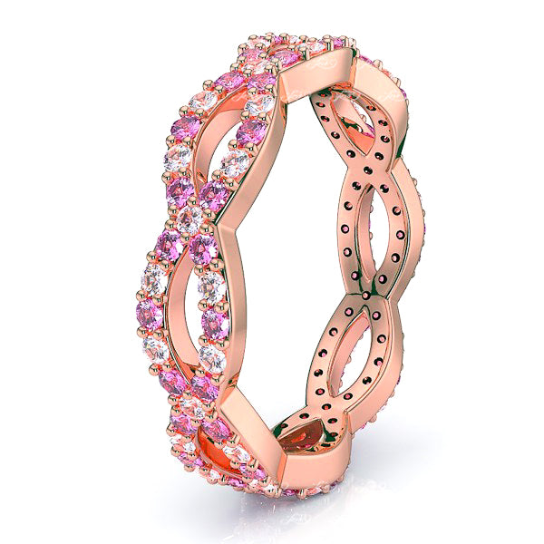 Rose Diamond and Pink Sapphire