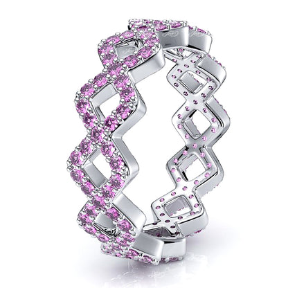 White Pink Sapphire