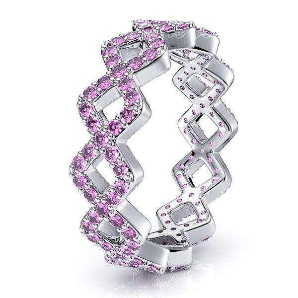 White Pink Sapphire