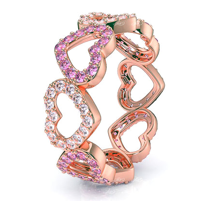 Rose Diamond and Pink Sapphire