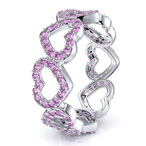 White Pink Sapphire
