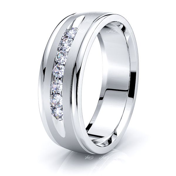Claire Seven Stone Womens Diamond Wedding Band