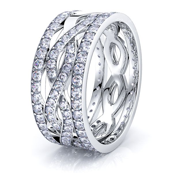 Willa Womens Diamond Wedding Band