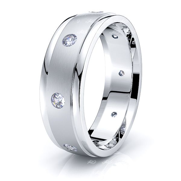 Katniss Womens Diamond Wedding Ring