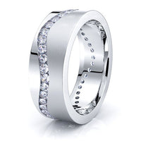 Hadley Mens Diamond Wedding Band