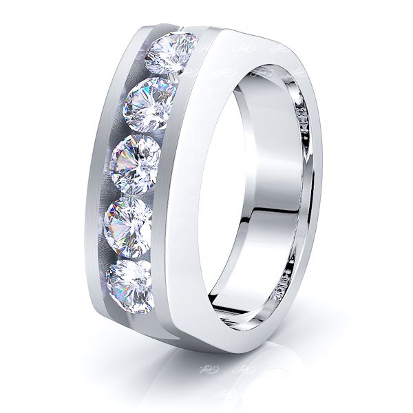 Ruby Womens Diamond Wedding Band