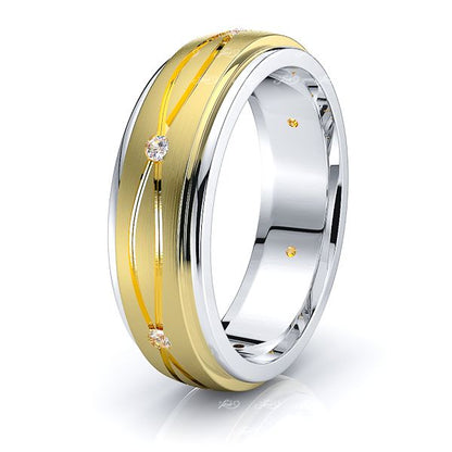 White-Yellow Diamond