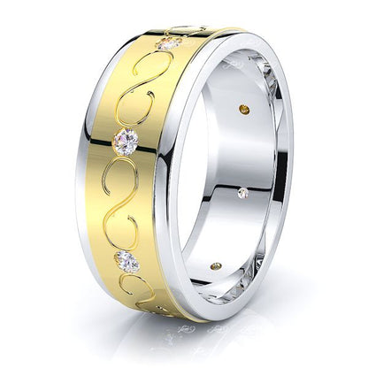 White-Yellow Diamond