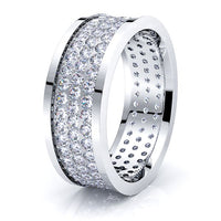 eve Mens Diamond Wedding Band
