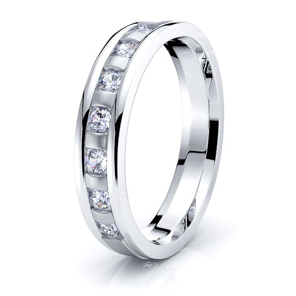 Amelie Womens Diamond Wedding Band