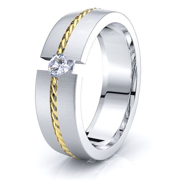 White-Yellow Diamond