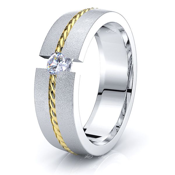 White-Yellow Diamond