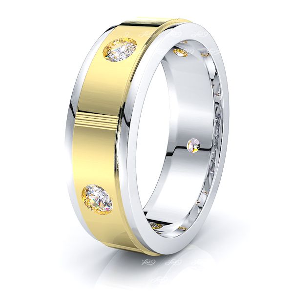 White-Yellow Diamond