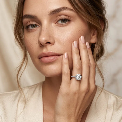 Maryland Halo Engagement Ring